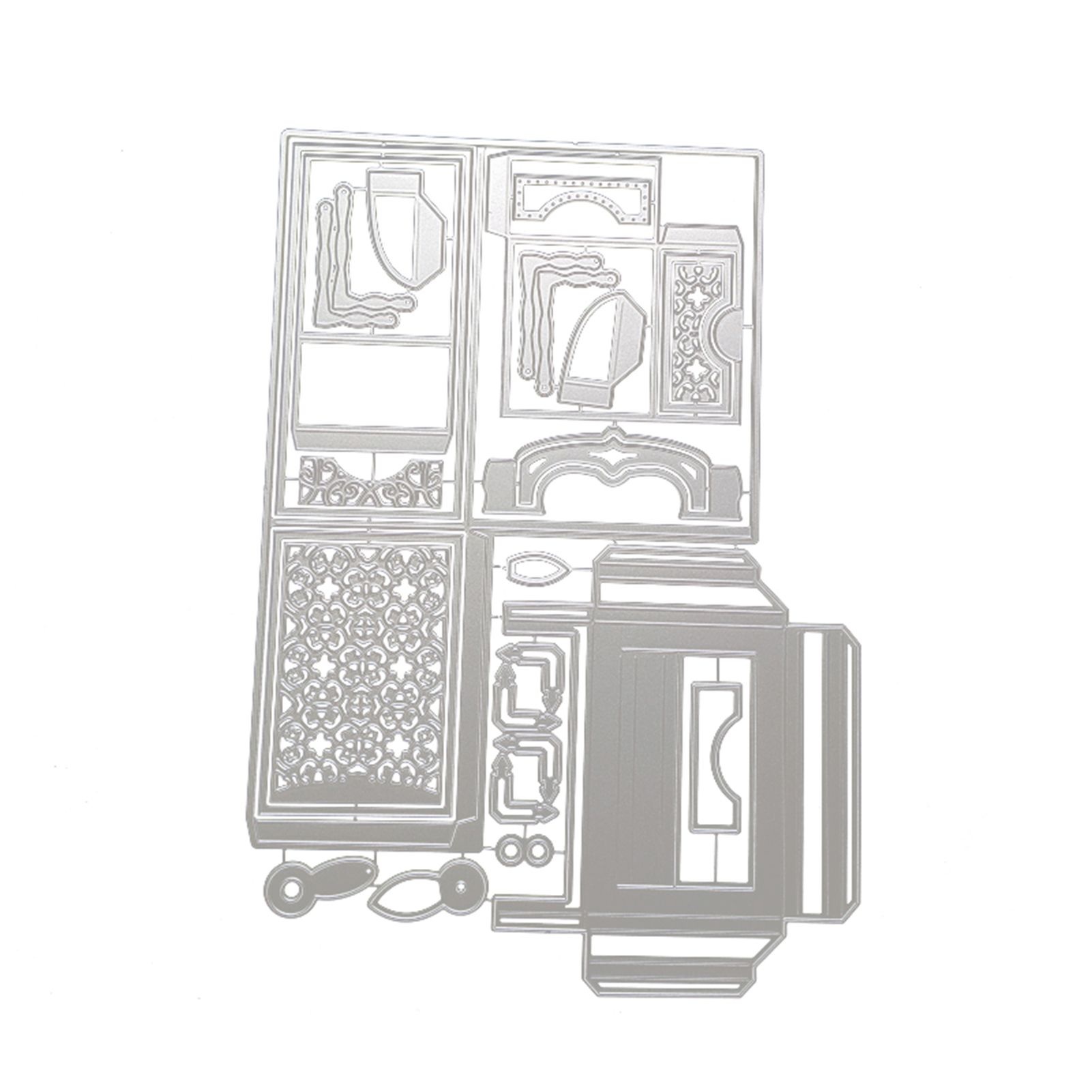 Die Cuts Anti-rust Eye-catching Embossing Script Die Stencils