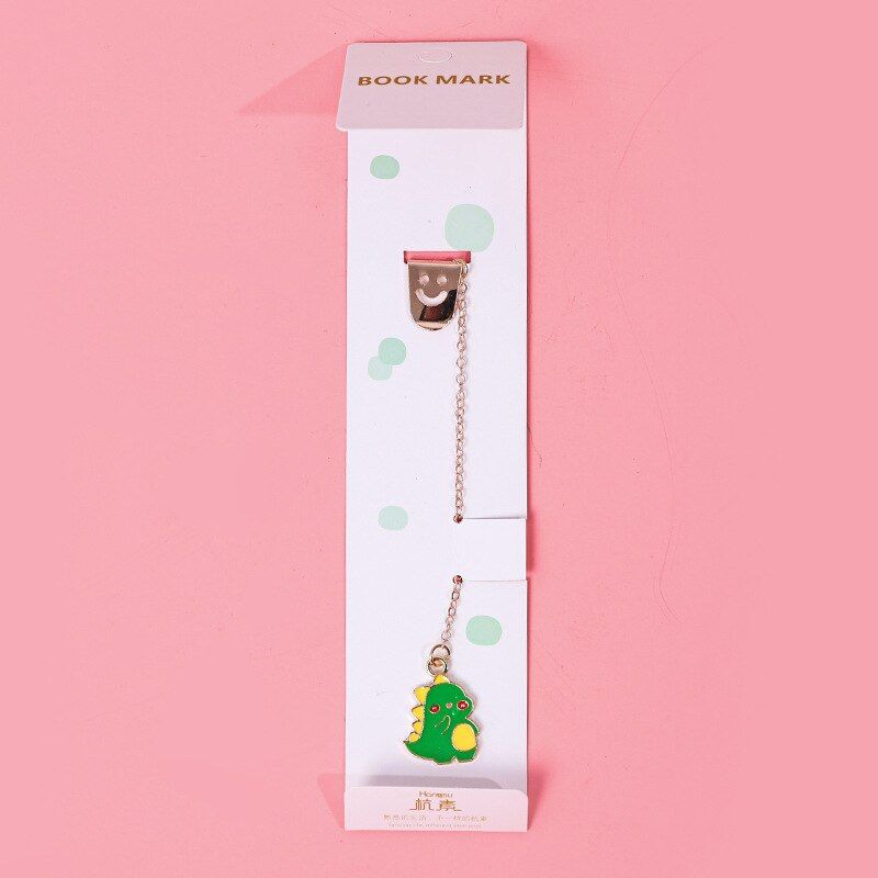 Korea Cartoon Metal Bookmark Cute Pendant Student Stationery Books Marker of Page School Office Supply