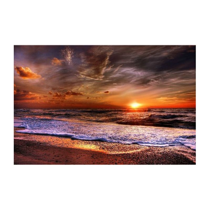 Full Square Drill DIY Diamond Embroidery Seaside Sunset Diamond Painting Cross Stitch Rhinestone Decoration Gift