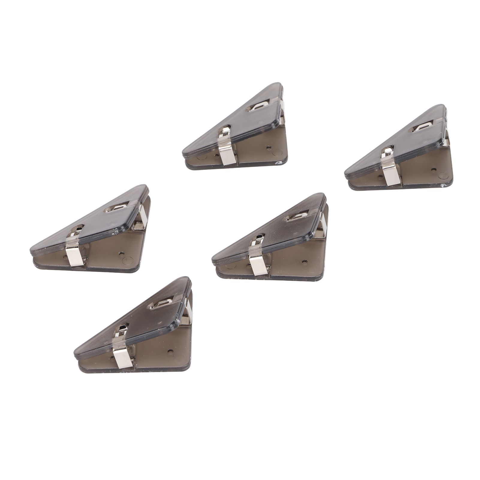 5Pcs Binder Clips Triangular Durable Fixing Tool for Test Paper Notes Documents