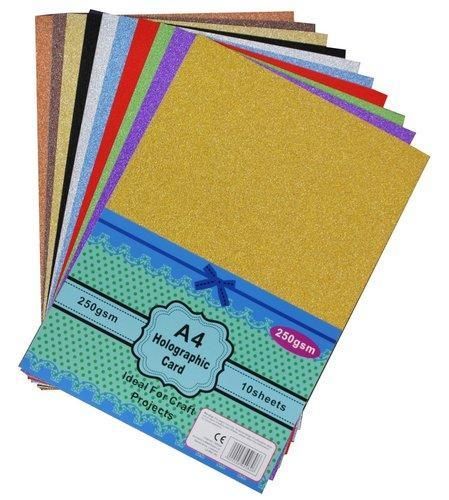 Holograhic Paper card for crafting - 10 pcs