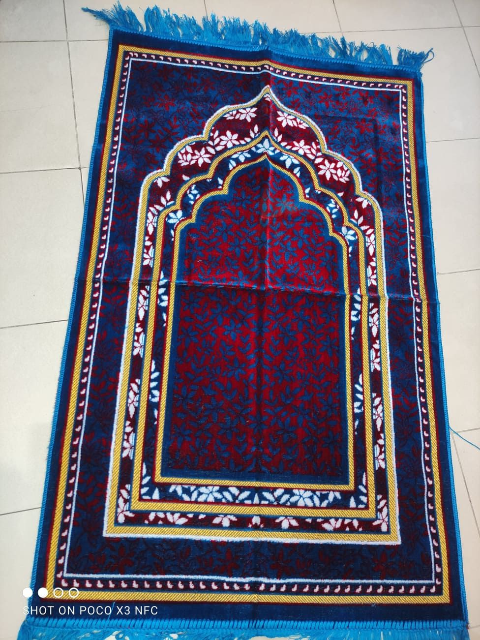 Luxurious  Prayer Mat- Made in Turkey