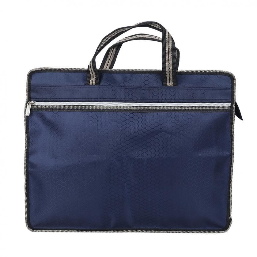 Waterproof Oxford Cloth File P kage Thick Three-dimensional Portable Business Meeting Zippered Do ent Organizer