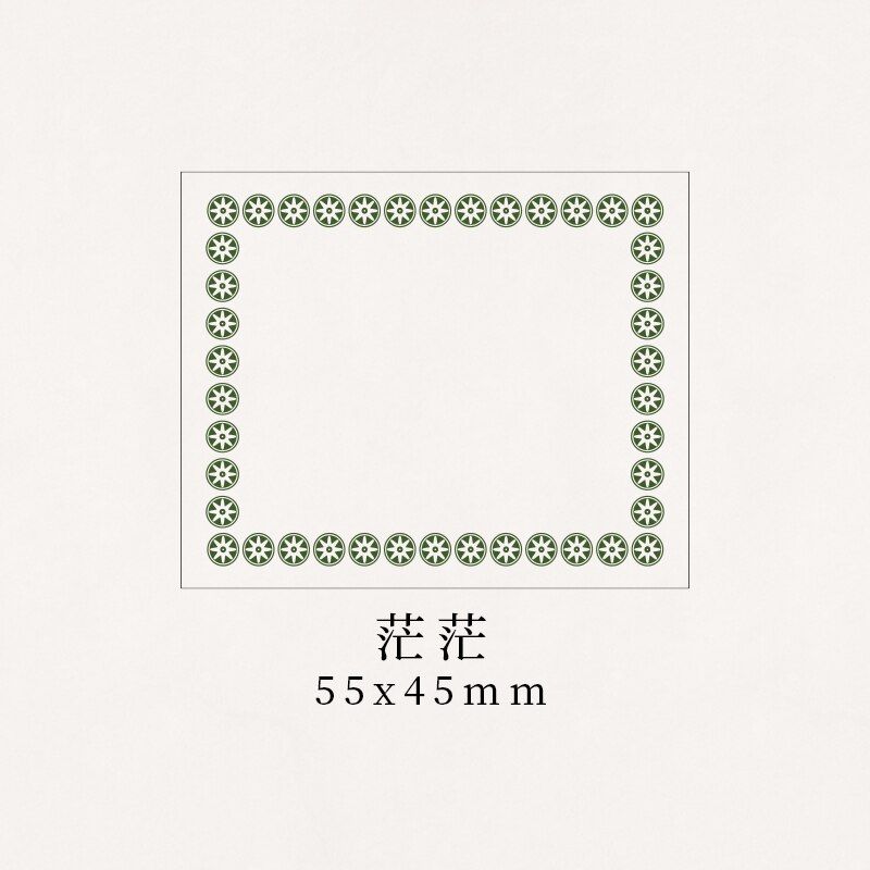 Retro Frame Series Backgound Wood Stamp Planner Wooden Rubber Stamp Diy Scrapbooking Cards Decoration Embossing