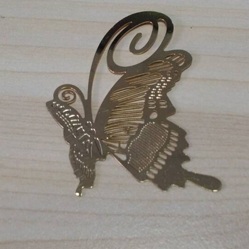 1x Book Magazine Label Mark Kid Reading Gift Bookmark Metal Clip Creative Metal