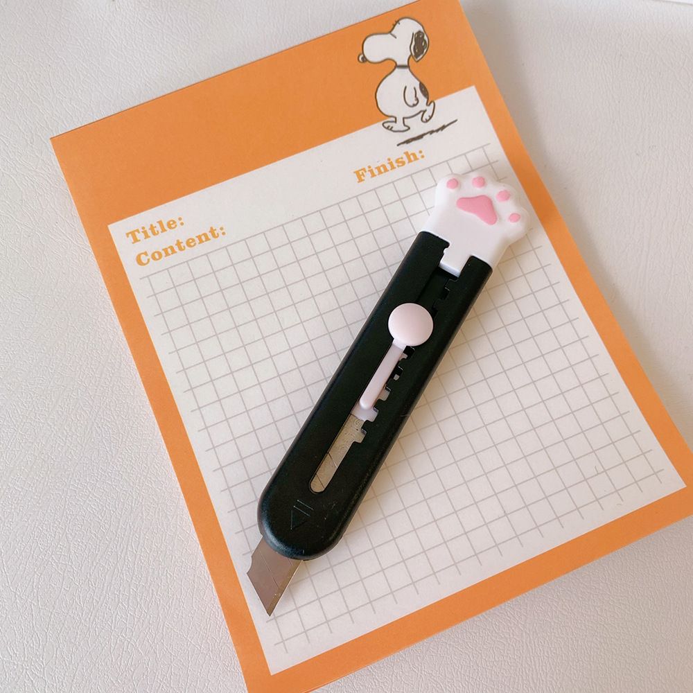 RHS Online Online MIni Cute Cat Paw Utility Telescopic Portable Unboxer Paper Cutting Box Opener