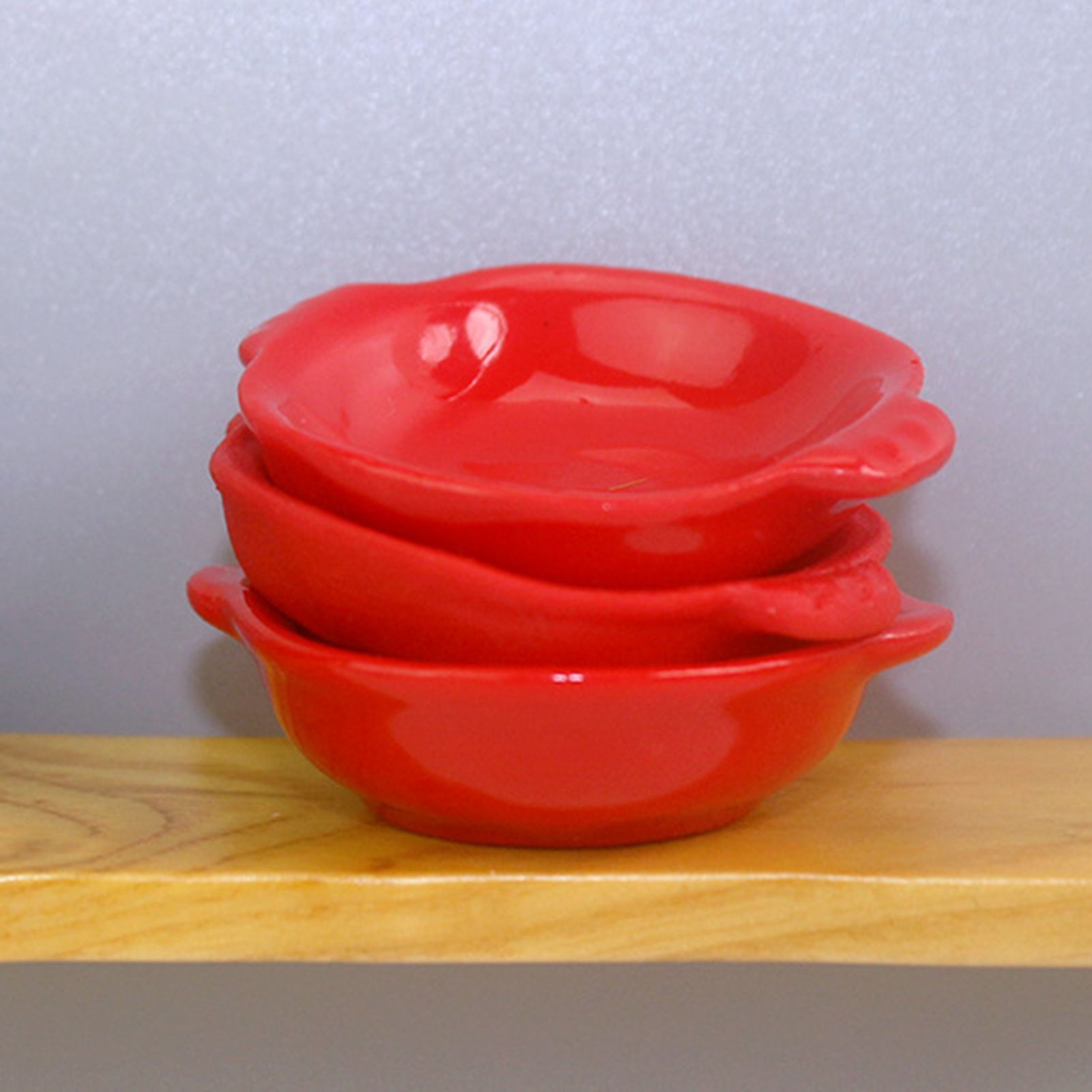 Dollhouse Dinner Plate Lightweight Kitchen Toys Dollhouse Trays Plates