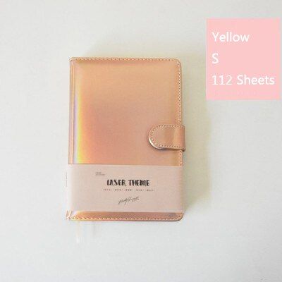 Cute Laser Notebook Notepad Pink Kawaii Planner Scrapbook Gift Soft Cover Creative School Supplies 2019 Journal Diary