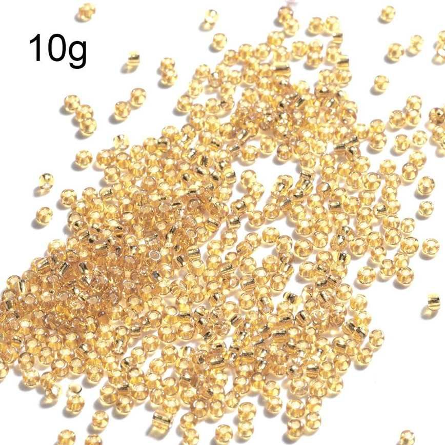 2MM 10g Colorful Glass Beads DIY Clothing Decorative Jewelry Accessories