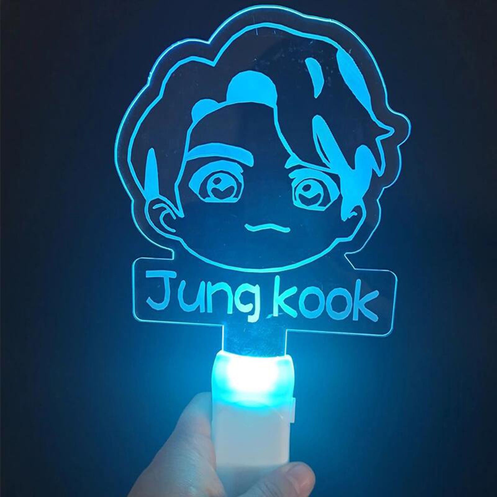 Ehousehold BTS Acrylic Fluorescent Flash Light Glow Stick Night Lamp Concert Support Props
