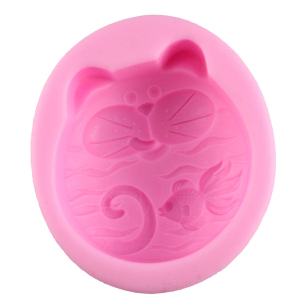 Silicone Mold 3D Silicone Soap Mold DIY  Cat Fish Craft Art Handmade Candle Silicone Mold