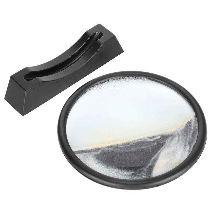 Quicksand Painting Decoration Flowing Sand Motion Scenery 3D Glass Desktop Room Ornament Craft
