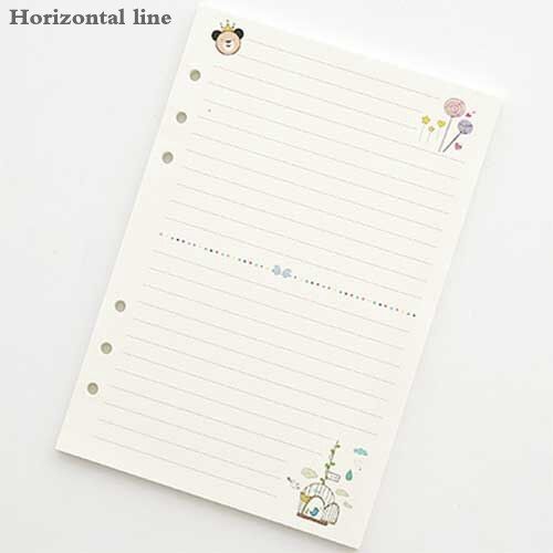 A5 A6 Notebook Refill Filler Papers Spiral Binder Planner Inner Page Inside Paper 2019 Planner Dairy Weekly Monthly Plan