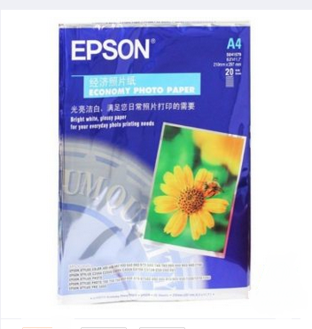 Epson Premium Glossy Photo Print Paper  A4 Size  40 pages