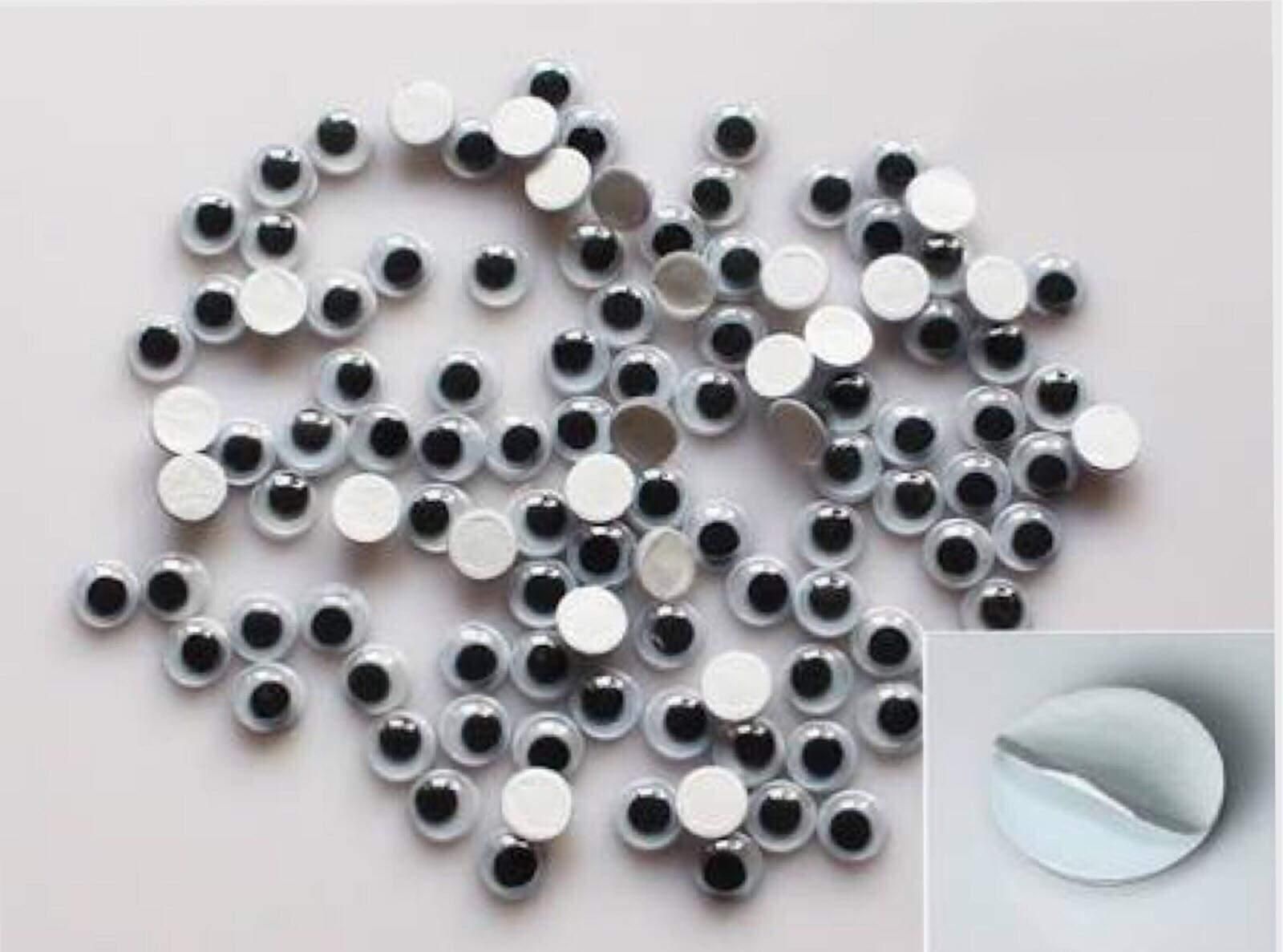 Self Adhesive Plastic Google Eyes 10mm-30 pcs