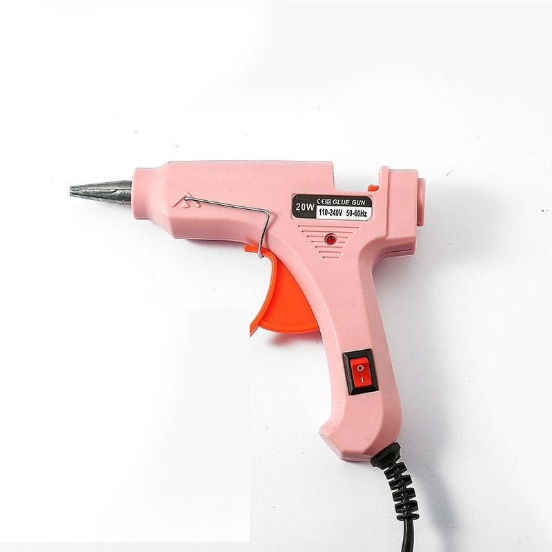 20W Glue Gun High Temperature Heater  Hot Glue Gun Repair Tool Heating Glue Gun 7mm Hot  Glue Sticks