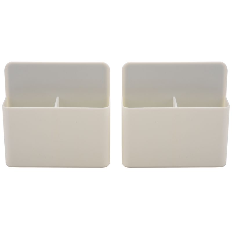Whiteboard Marker Holder, Magnetic Marker Holder, Mighty Magnetic Dry Erase Markers Pen Holder Organizer with Powerful Neodymium Magnets for Glass Whiteboards 2Pcs