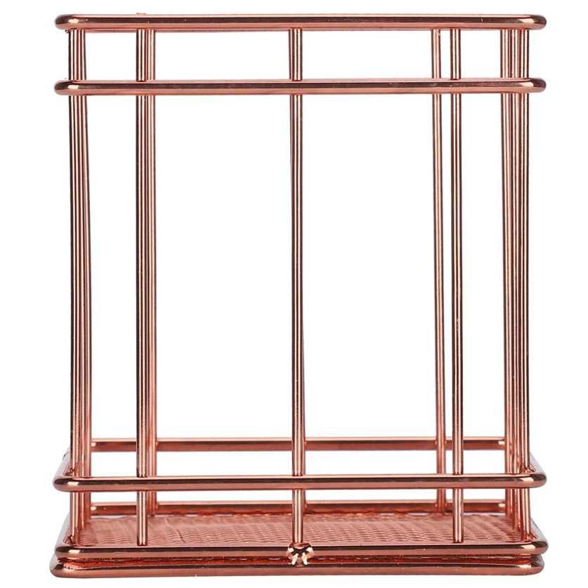 2pcs Wire Storage Baskets Organizer Stainless Steel Bins for Desktop Organization