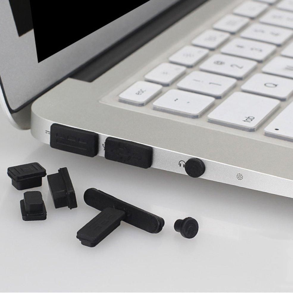 MA 12pcs/set Silicone Anti-Dust Plug Cover Stopper Laptop USB Dust Plug Cover