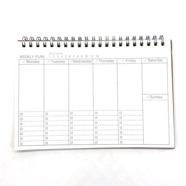 notebook school weekly daily monthly planner planner agenda diary caderno journal zeszyty szkolne stationery cahier a5(null)