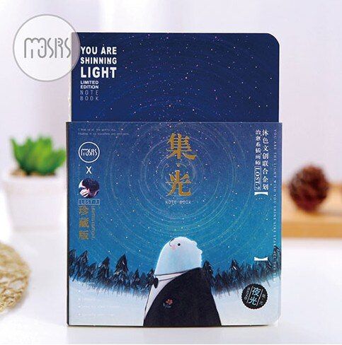 New Sketchbook Diary Drawing 80 Sheets School Notebook blank Paper 80 sheets creative Luminous office School Supplies Gift