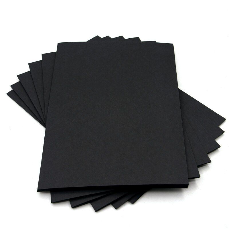 color paper A4 black 100-pcs