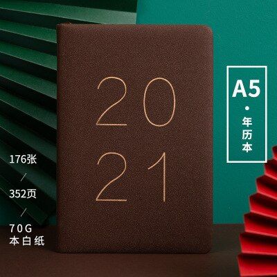 365 Days Daily Monthly Planner Notebook 2021 School Office 2021 Agenda Planner Organizer Notebook Creative Stationery Plan Book(null)