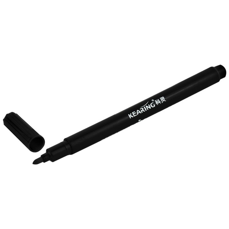 1 x Fabric Marker Pens Permanent Colors For DIY Textile Clothes T-Shirt Shoes black