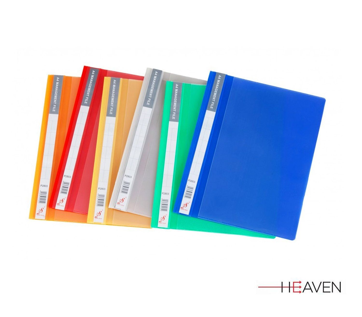 Management File A4 Size Management File  6 Pcs Set Multi Color