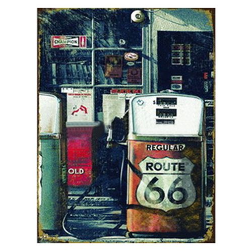 US Route 66 Highway Road Historic Metal Tin Sign Plaque Home Door Wall Decor