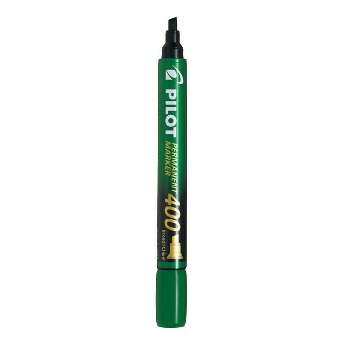 PILOT SCA-400 Permanent Marker - Green (Set of 4 Pcs)