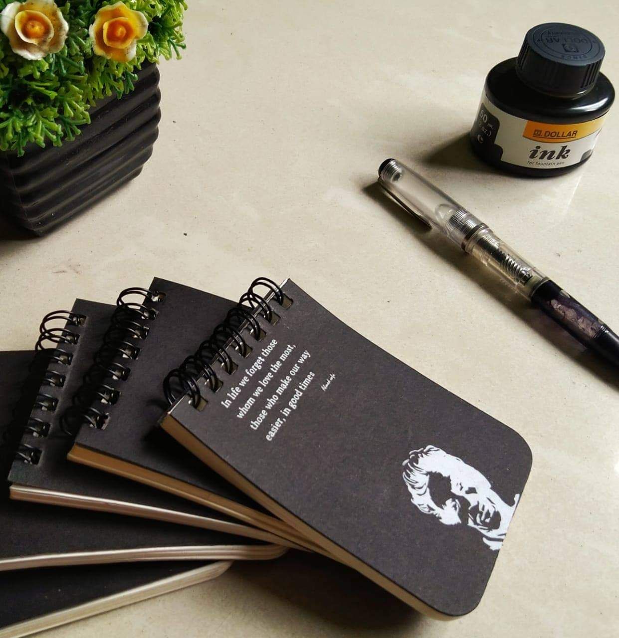 3 Piece Vintage Student Sketching Sketchbook 4inch*3inch Art Paper Retro Spiral Coil Pocket Sketch Art book.