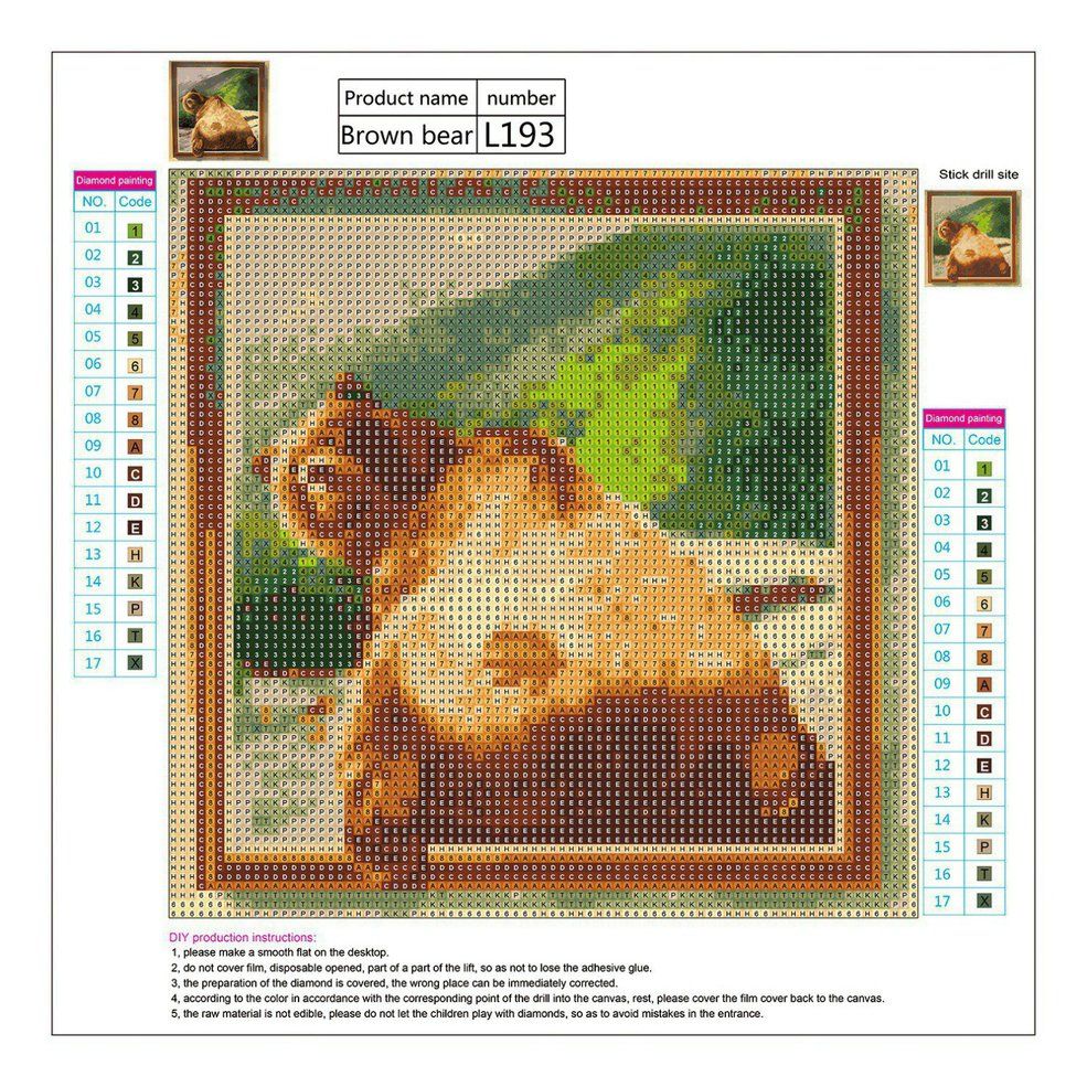 Cross Stitch Full Diamond Embroidery Full Diamond Painting L193