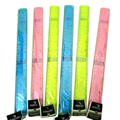 Plastic Scale10 pcs   (12Inches)