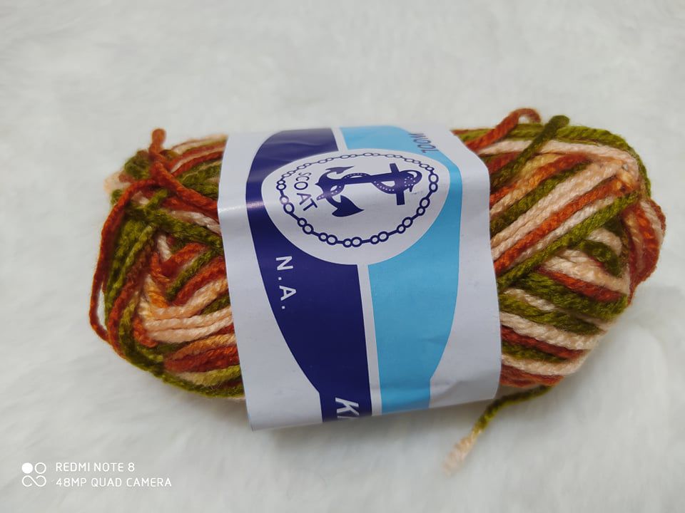 Multicolor Chania Wool yarn N.A Brand wool (25 Gram)