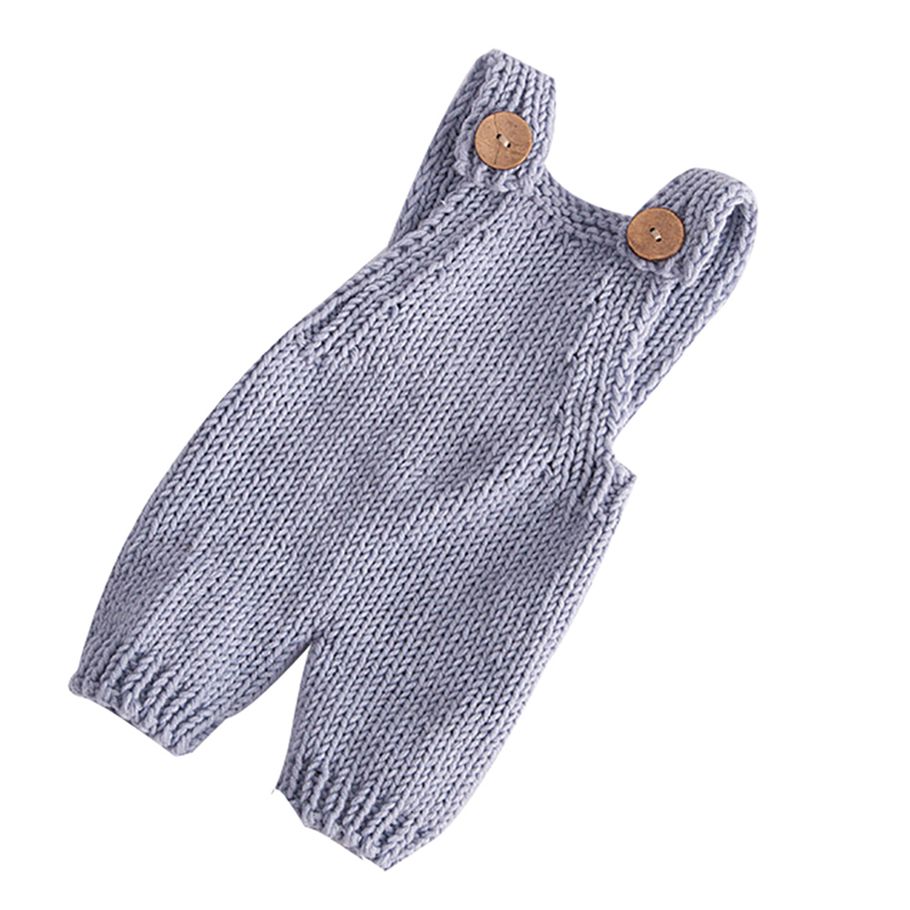 Uni Newborn Baby Overalls Yarns Knitted Sleeveless Clothing Phtograph Props