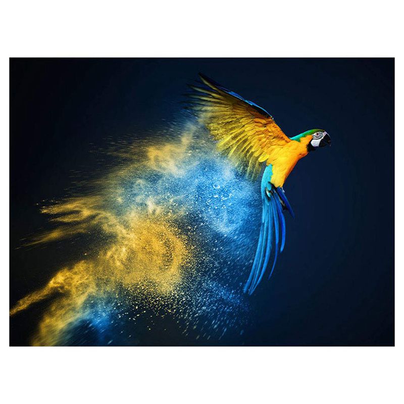 DIY 5D Diamond Painting Kits for Adults Round Diamond Crystal Art Painting for Home Wall Decor Gift Parrot