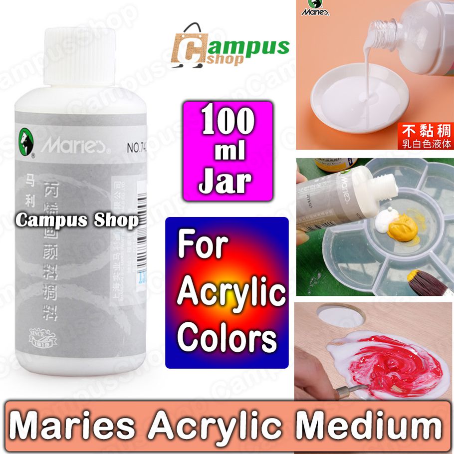 Maries Acrylic Medium 100 Ml Jar