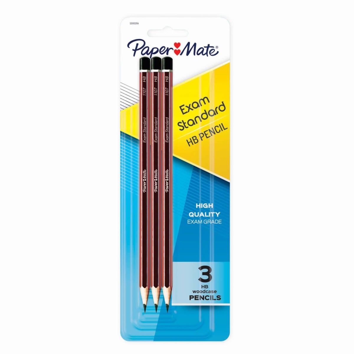 3 Pack Paper Mate Woodcase HB Pencils