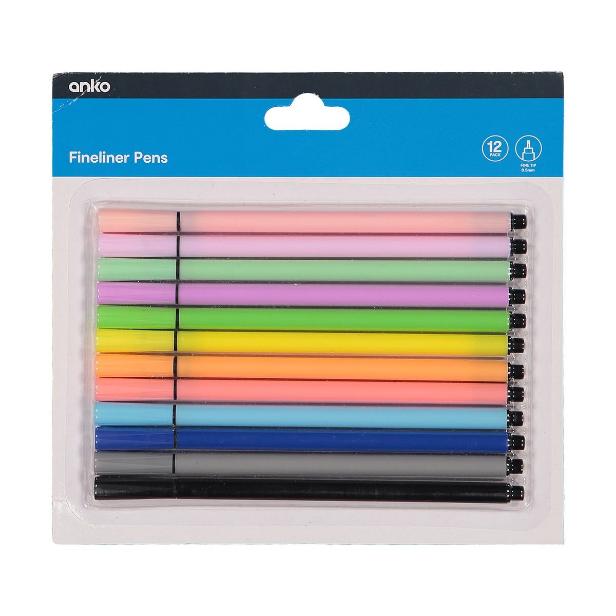 12 Pack Fineliner Pens