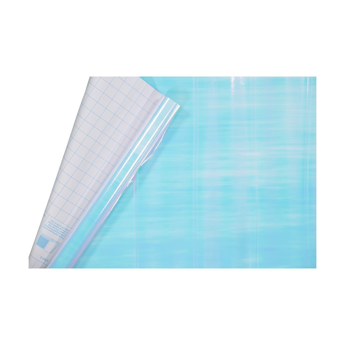 2m Self Adhesive Book Cover - Iridescent, Assorted