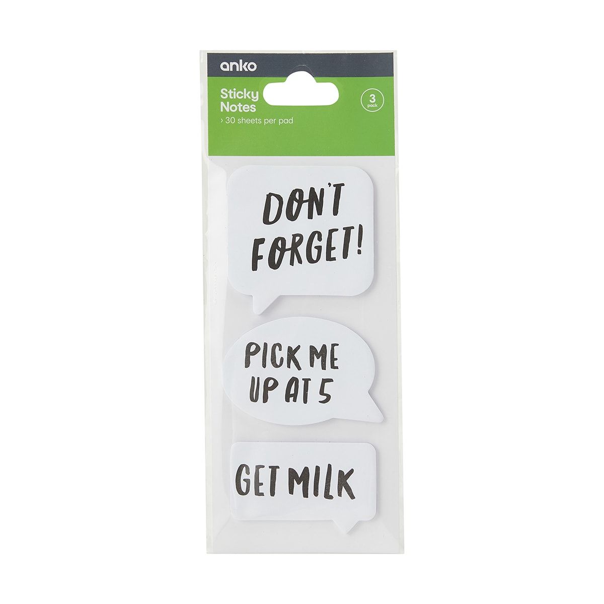 3 Pack Sticky Notes