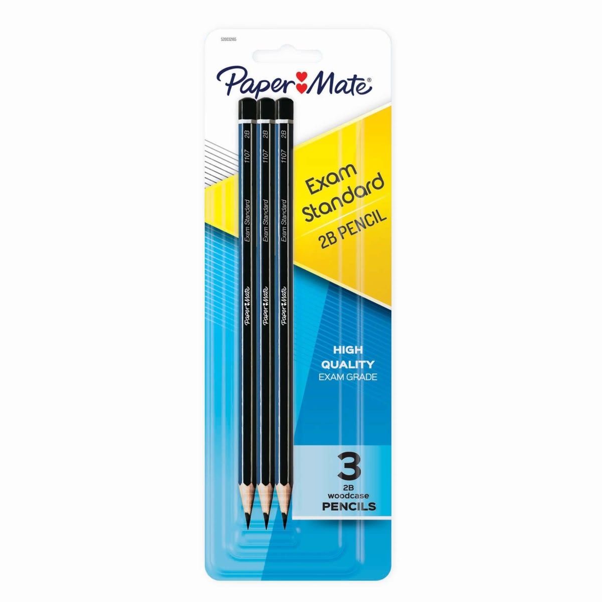 3 Pack Paper Mate Woodcase 2B Pencils