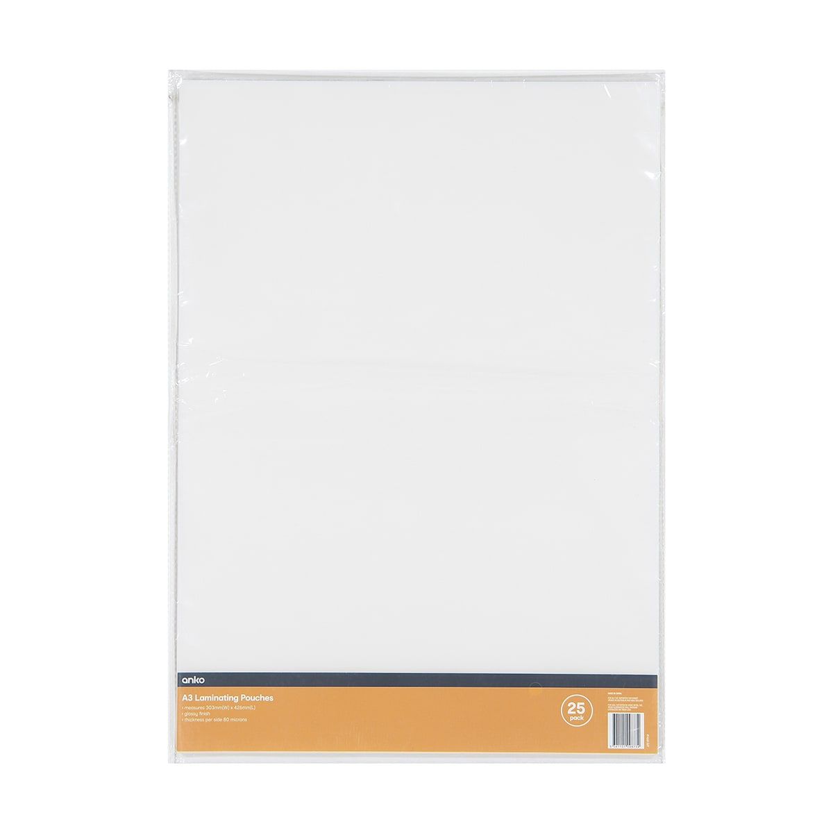 25 Pack A3 Laminating Pouches