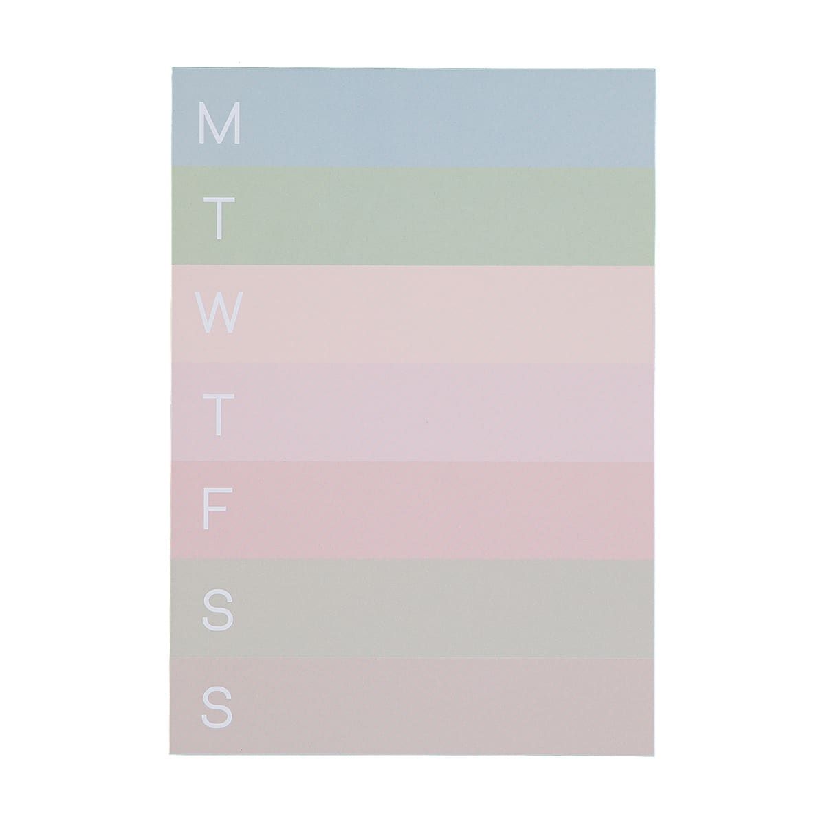 Weekly Desk Pad - Stripe