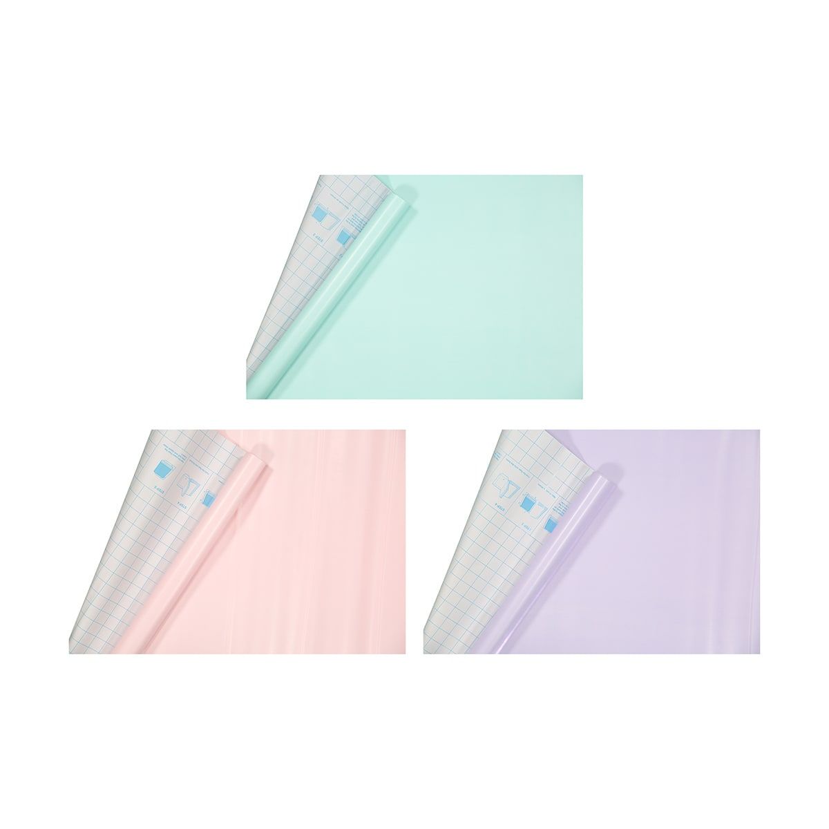 2m Self Adhesive Book Cover - Pastel, Assorted