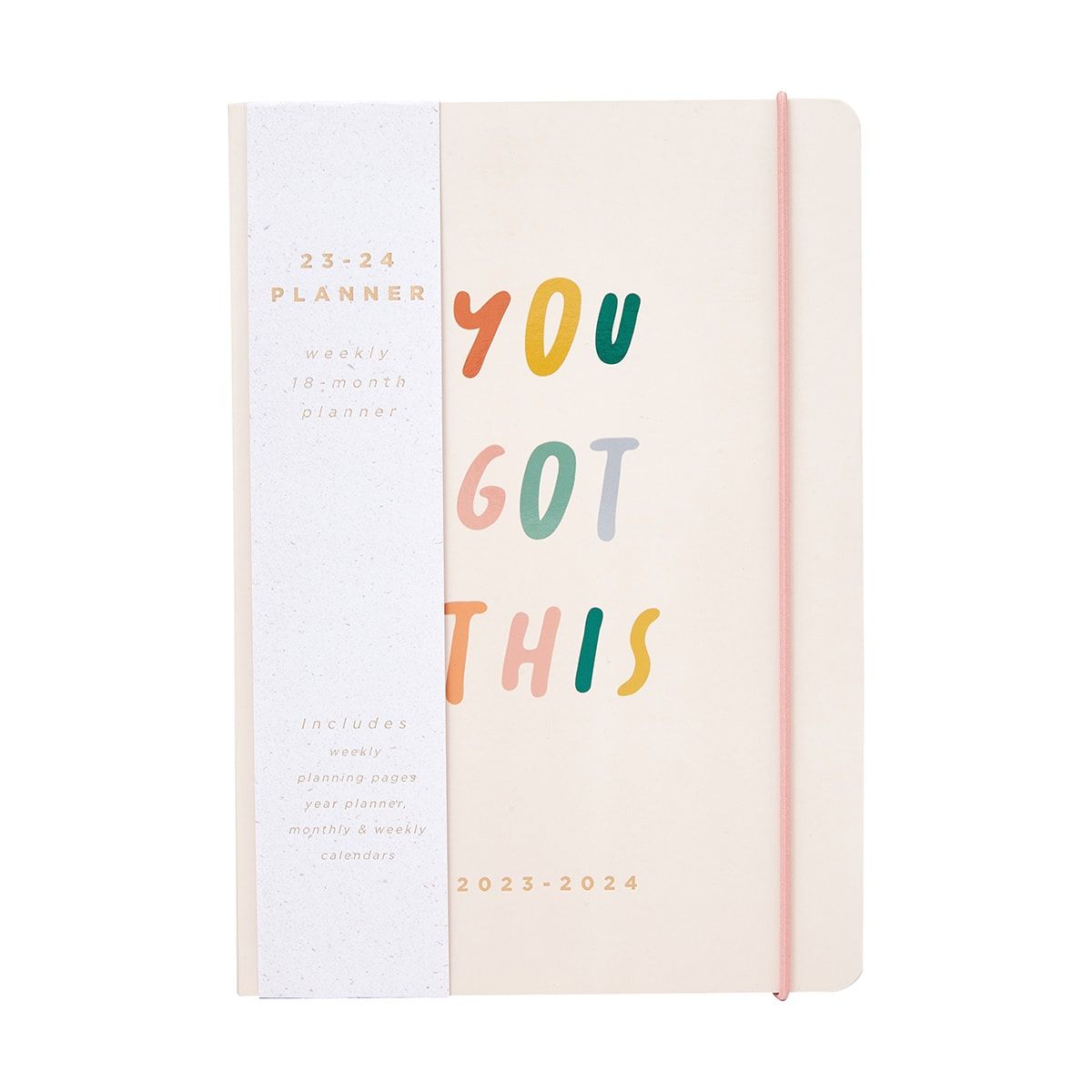 23/24 A5 Weekly Diary - Pink