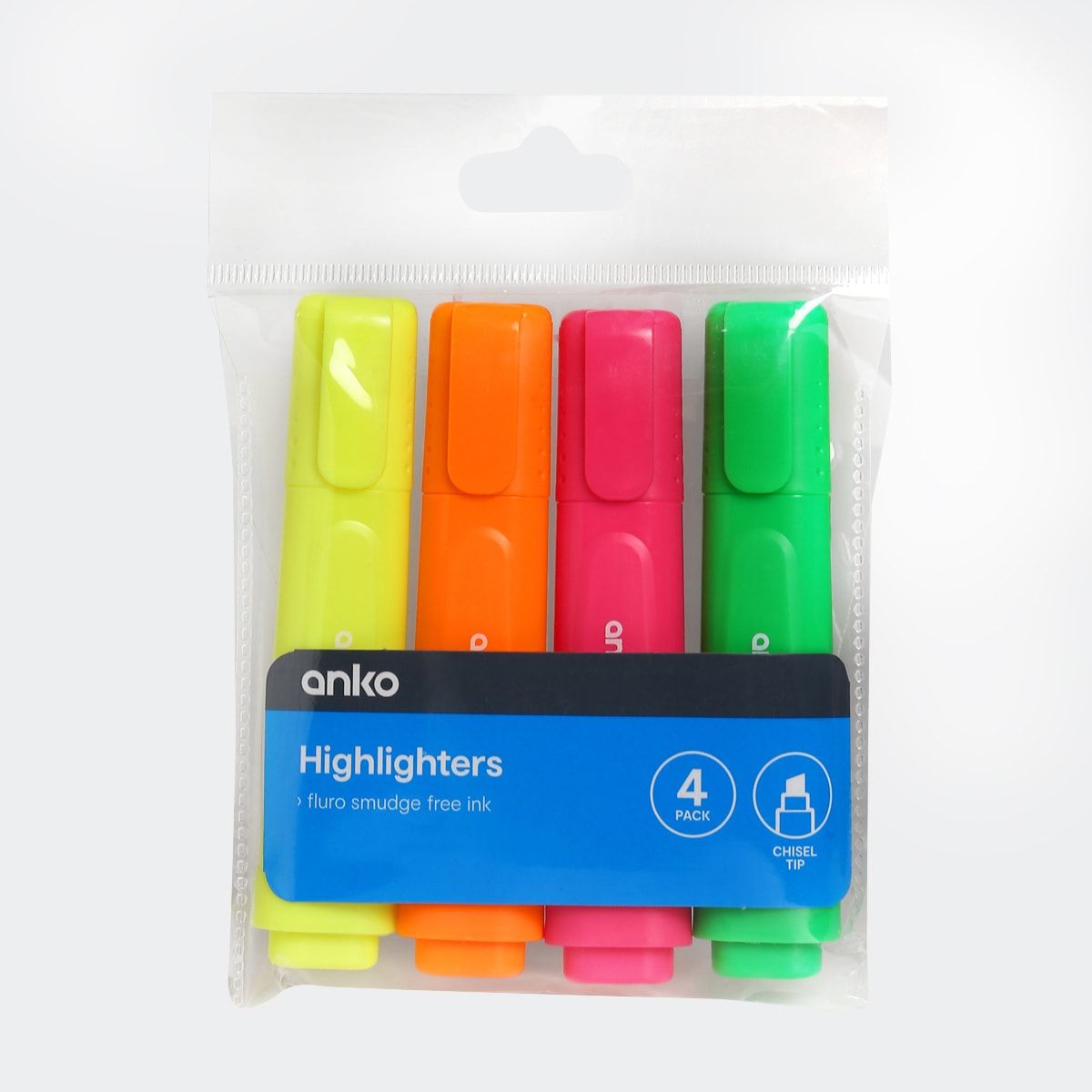4 Pack Highlighters