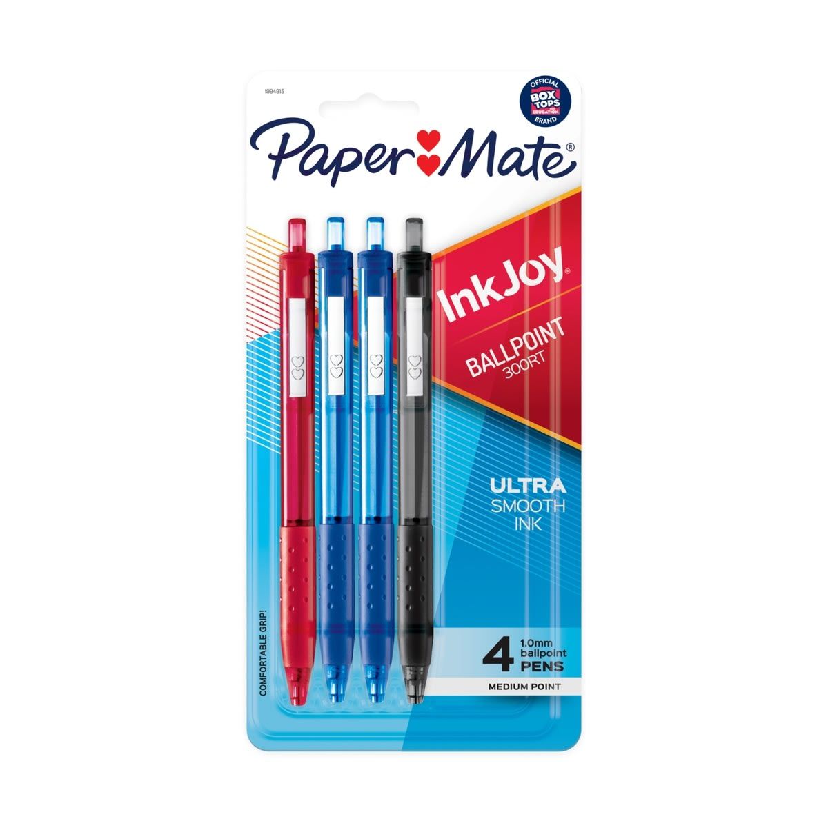 4 Pack Paper Mate InkJoy 300RT Ballpoint Pen