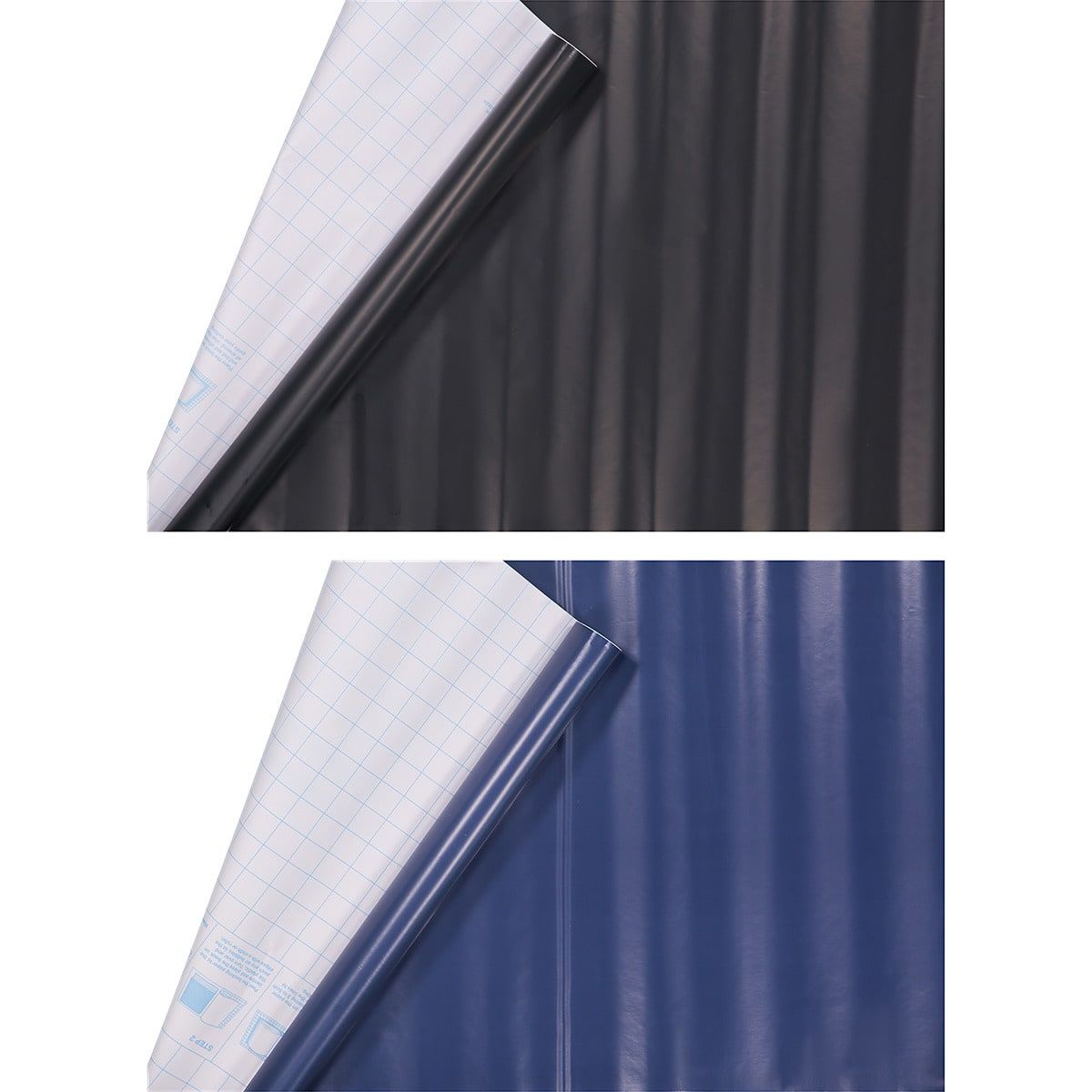 2m Self Adhesive Book Cover - Navy/Black, Assorted